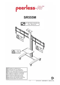 Notice Peerless-AV SR555M Support mural