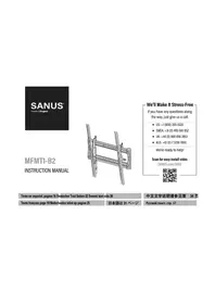 Notice SANUS MFMT1 Support écran plat