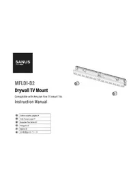 Notice SANUS MFLD1 Support mural