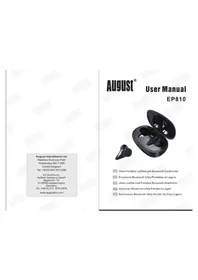 Notice August EP810B Ecouteur