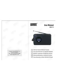 Notice August MB415 Radio