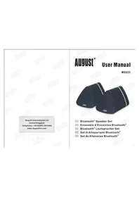 Notice August MS625 Haut-parleur