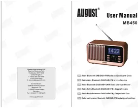 Notice August MB450 Radio