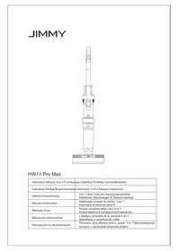 Notice JIMMY HＷ11 PRO MAX Aspirateur