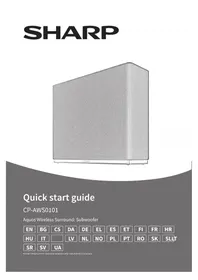 Notice SHARP CP-AWS0101 Système home cinéma