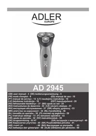 Notice ADLER AD 2945 Rasoir
