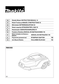 Notice MAKITA RM350D Tondeuse robotique