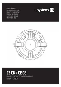 Notice LD Systems CE C6 Haut-parleur