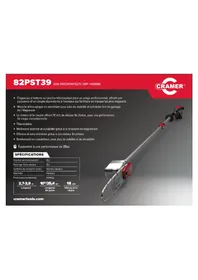 Notice Cramer 82PST39 Scie