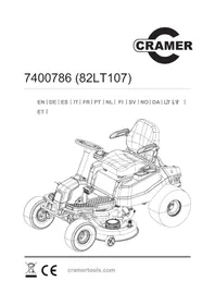 Notice Cramer 82LT107 Tondeuse à gazon
