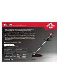 Notice Cramer 82T20 Coupe-herbe