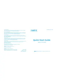 Notice REOLINK RLC-843A Caméra vidéo