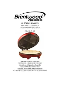 Notice Brentwood TS-120 Pince pour croque monsieur