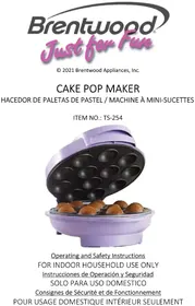 Notice Brentwood TS-254 Non catégorisé