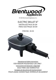 Notice Brentwood SK-45 Casserole