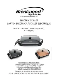 Notice Brentwood SK-75 Casserole
