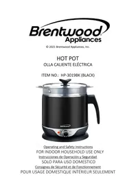 Notice Brentwood HP-3019BK Non catégorisé