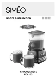 Notice SIMEO FCH100 Fontaine à chocolat