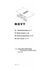 Notice NOVY EASY PRO PRESTIGE 1866 Hotte