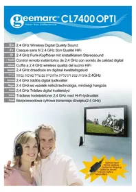 Notice GEEMARC CL7400 OPTI Casque