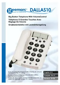 Notice GEEMARC DALLAS10 Téléphone