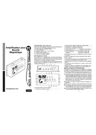 Notice GEEMARC LOOPHEAR 160 V2 Recepteur