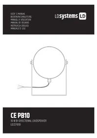 Notice LD Systems CE PB10 Haut-parleur