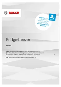 Notice BOSCH KBN96VSE0 Réfrigérateur