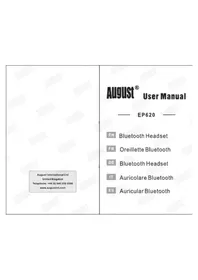 Notice August EP620 Bouchon d'oreille