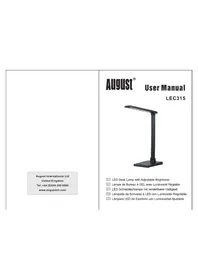 Notice August LEC315 Lampe