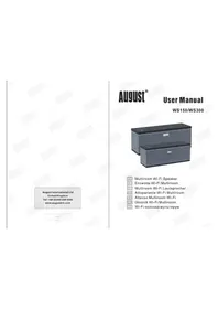 Notice August WS300 Haut-parleur