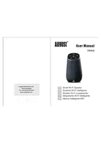 Notice August WS435 Haut-parleur