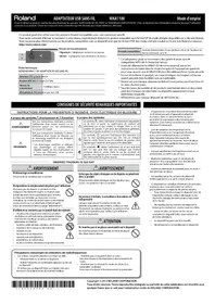 Notice ROLAND WNA1100 Non catégorisé