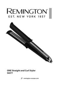 Notice REMINGTON S6077 Lisseur