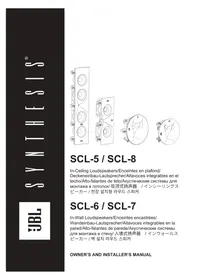 Notice JBL SCL-5 Haut-parleur