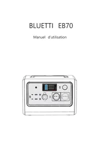 Notice BLUETTI EB70 Non catégorisé
