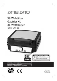Notice Ambiano GT-SF-LWE-02 Gaufrier