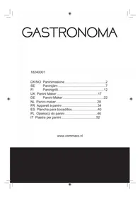 Notice Gastronoma 18240001 Plaque de grill