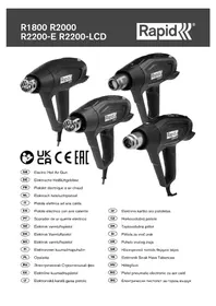 Notice RAPID R1800 Pistolet thermique