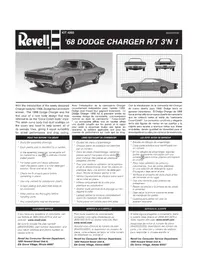 Notice Revell 1968 DODGE CHARGER R/T Maquettisme