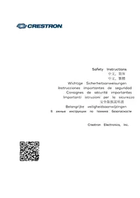 Notice Crestron DM-NVX-E760 Décodeur numérique