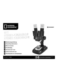 Notice National Geographic 91-19000 Microscope