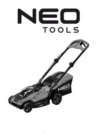Notice NEO tools 04-610 Tondeuse à gazon