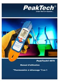 Notice PeakTech 4970 Thermomètre