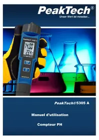 Notice PeakTech 5305 A équipements de mesure