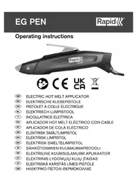 Notice RAPID EG PEN Pistolet à colle