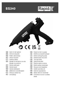 Notice RAPID PRO EG340 Pistolet à colle