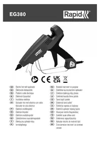 Notice RAPID PRO EG380 Pistolet à colle
