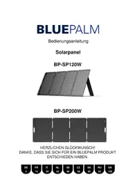 Notice BLUEPALM BP-SP120W Panneau solaire