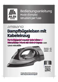 Notice Ambiano GT-SF-DBR-01 Fer à repasser